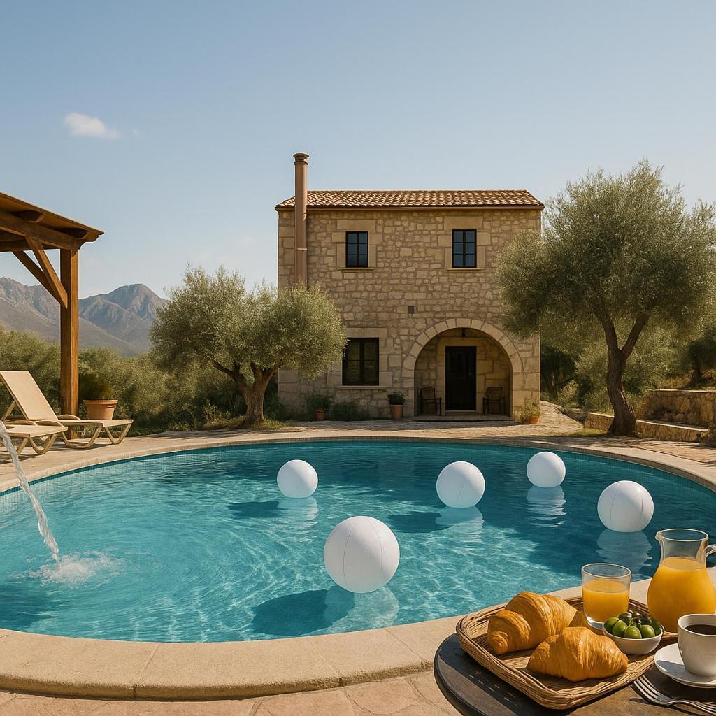 Chania'S Diamond Villas - Aqua Bliss With Private Pools Gavalochori Eksteriør bilde